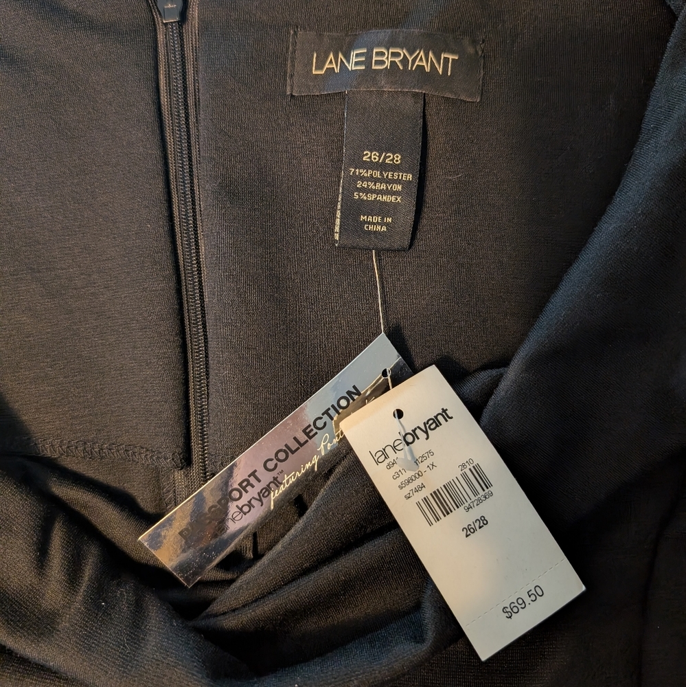 *NWT* Lane Bryant Passport Collection Black Sleeveless Dress Size 26/28 - Picture 3 of 3
